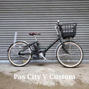 プラパイプバスケットカスタム PAS CITY V(パスシティV)（PA24CV） ヤマハ電動アシスト小径自転車　送料プランA