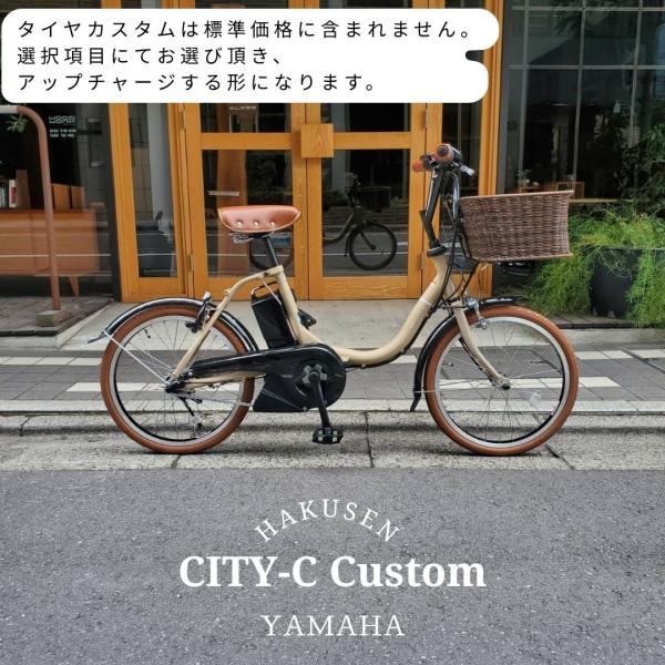 ライトブラウンカスタム+籐風ラタンバスケット搭載  PAS CITY C(パスシティC)（PA20C...