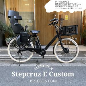 特価(予告なく終了)　TXBコンテナ+リアシート/グランディア搭載+フルカスタム STEPCRUZ E (ステップクルーズe) （ST6B42）ブリヂストン電動自転車　送料プランA｜ehakusen