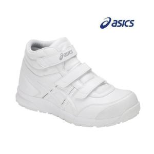 送料込■asicsアシックス作業用靴　ウィンジョブCP302-100（FCP302）ホワイト／ホワイト(北海道・沖縄・離島は送料別)｜ehanshinys