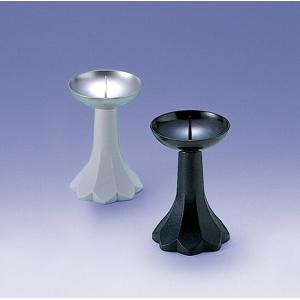 仏壇屋 滝田商店 獅子掛中口 火立(ローソク立て・燭台) 磨き 6寸付