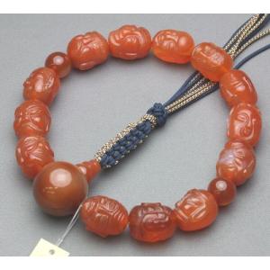 蓮華菩提樹レッドルチルクォーツ仕立(正絹紐房) : 仏壇・仏具の専門店