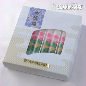 絵ローソク 絵ろうそく 蓮花ローソク(光陽)7.5号｜eharabutsugu