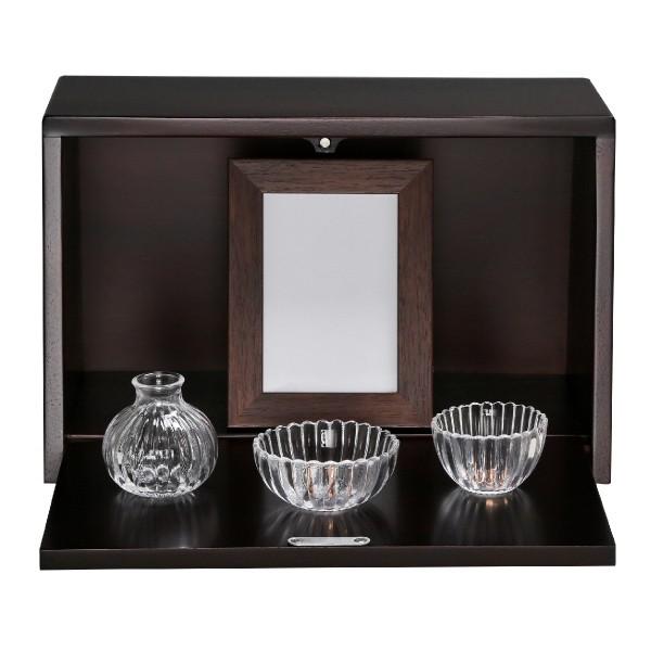 ミニ仏壇 お偲び揃え ボックスタイプ 日本香堂 モダン仏壇 家具調仏壇 #2