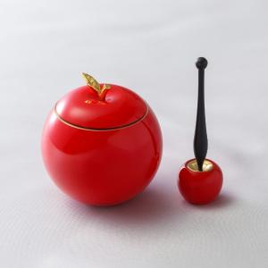 魔法のおりん　Apple セット　（ゴールド×レッド×レッド） 家具調仏具 モダン仏具 #2