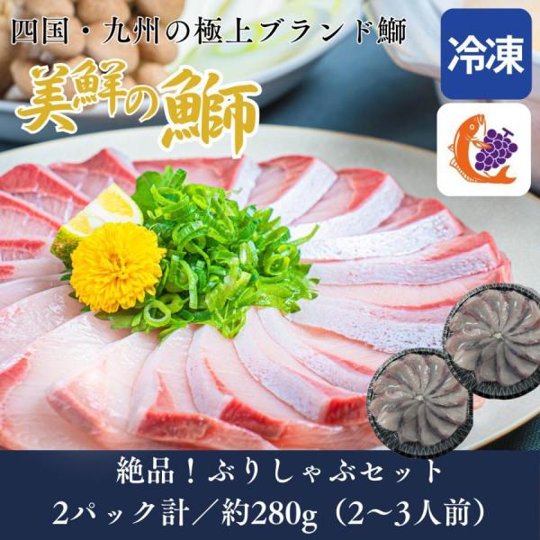 ぶり ブリ 寒ブリ 280g(2パック計) 美鮮の鰤 鮮魚 刺身 冷凍 ぶりしゃぶ 寒ぶり 寒鰤 四...