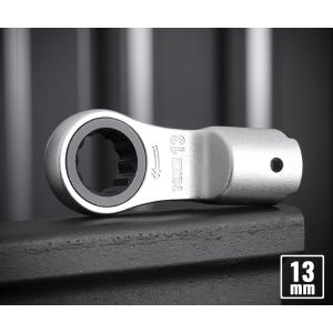 ※31日迄！5倍ポイントアップ中  TONE 10DRM-13 差替式トルクレンチ用ラチェットめがねヘッド