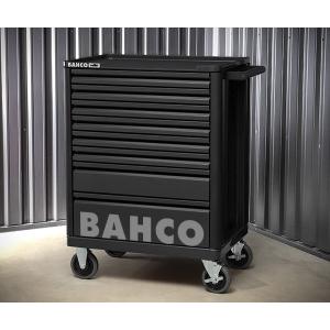 バーコ スチール製ワゴン ブラック 8段