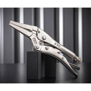 KTC オリジナルロッキングプライヤーロングノーズ（ワイヤーカッター付）