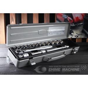 TONE 9.5sq. ソケットレンチセット 17点 1560MS トネ 工具 セット｜ehimemachine