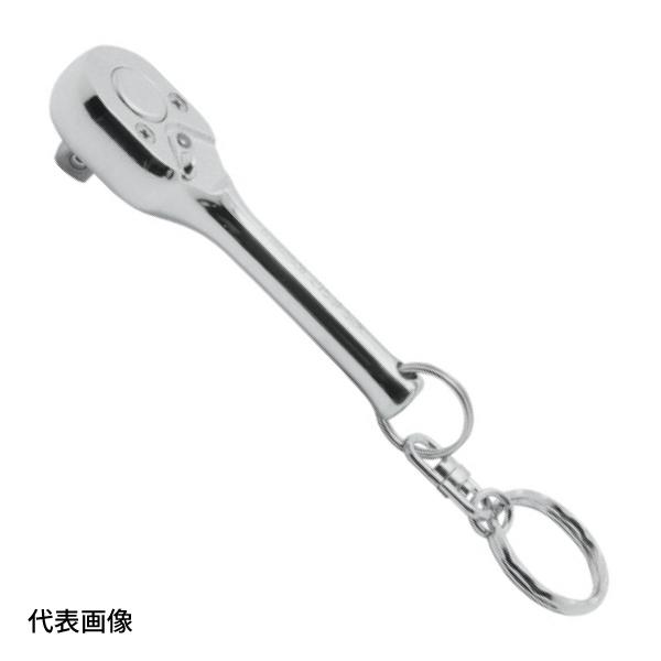 コーケン 2753PSKR 6.3sq. ハンドソケット ラチェットハンドル(ショート)キーリング付...