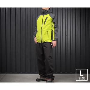 前垣 PVCレインスーツ 蛍光イエロー AP300FYE MAEGAKI カッパ 合羽