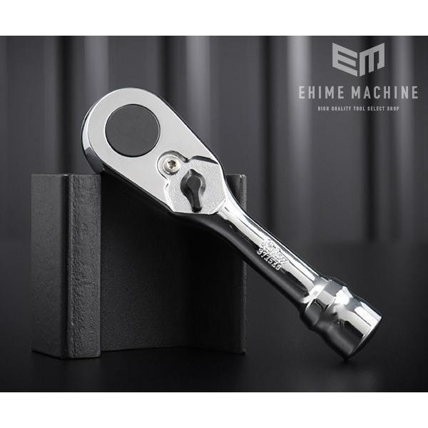 コーケン Z-EAL 9.5sq. ラチェットハンドル（ショート） 全長100mm 3725ZS K...