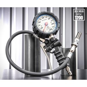 旭産業 ゲージボタルEX1200 赤針モデル 細口ソケットチャックセット 1200kPa 日本製 手放し型 C-F48 大型車 トラック バス対応 (AGE-1200R-F48)(4940995774059)｜エヒメマシン Yahoo!ショッピング店