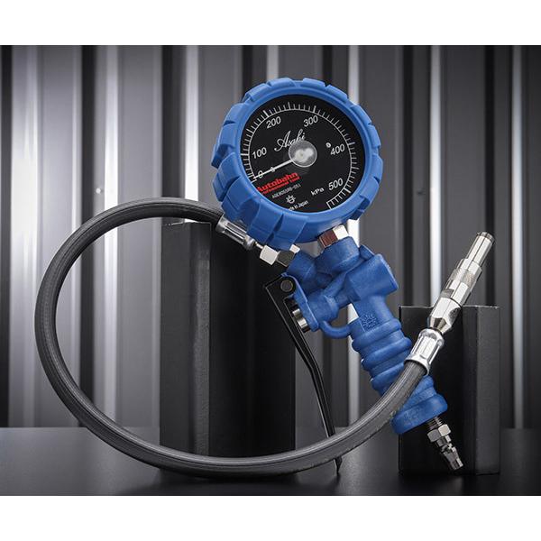 Autobahn AGE8055RB-1 ロイヤルブルー タイヤゲージ 550kPa ストレートチャ...