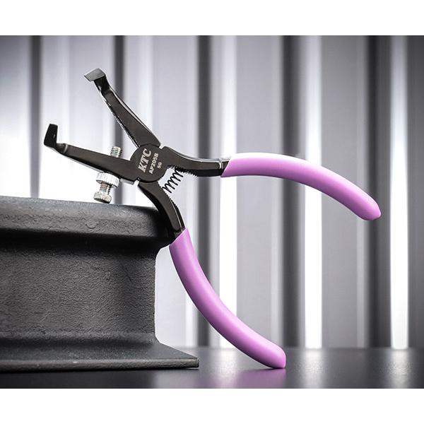 KTC クリップクランププライヤ 80度 AP205B (4989433778426) 京都機械工具...