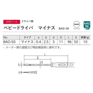 KTC ベビードライバー マイナス 3mm 全...の詳細画像5