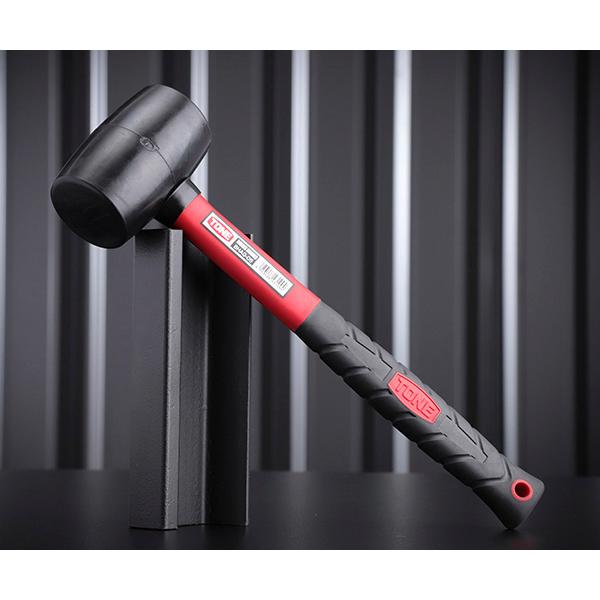 TONE ゴムハンマー 0.5ポンド 全長290mm (BHAG-05)(4953488431094...