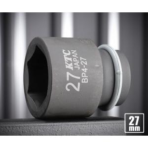 KTC BP4-27P サイズ27mm ピン・リング付 12.7sq.インパクトレンチ用ソケット｜エヒメマシン Yahoo!ショッピング店