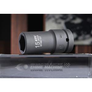 KTC BP4M-15T サイズ15mm 12.7sq.インパクトレンチ用薄肉セミディープソケット