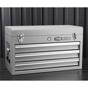 TONE ツールケース(メタル) V形2段式 350X220X190mm (BX420S