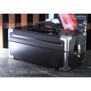 TONE ツールケース(メタル) V形2段式 433X220X195mm レッド