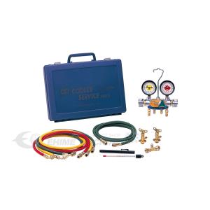 DENGEN 134a用2バルブマニホールドゲージ CP-MG213N