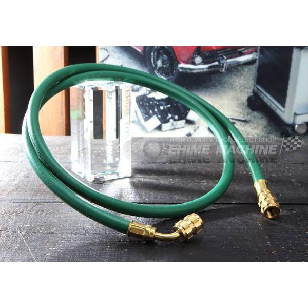 デンゲン 134aチャージングホース 緑 ガス用 1.2m 単品 (CP-H1200FG-SL) D...
