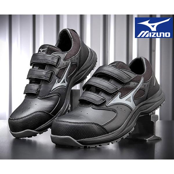 [ポイント10倍][26SS新作] ミズノ 安全靴 オールマイティLS3 22L（ベルトタイプ）ブラ...