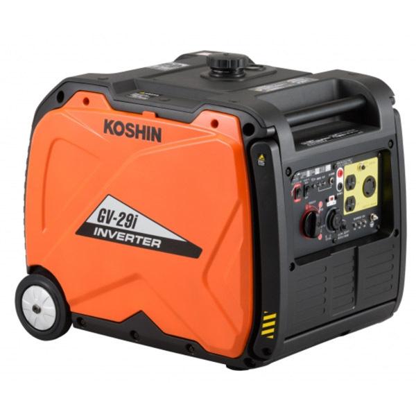 [メーカー直送業者便] KOSHIN インバーター発電機 2.9kVA GV-29I タンク9.8L...