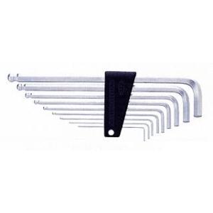 [廃番]KTC ハイグレードボールポイントL形ロング六角棒レンチセット[8本組] HLD2508