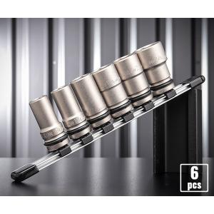 TONE HNV406L 12.7sq. 6点 インパクト用ロングソケットセット