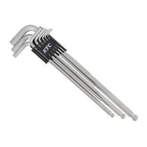 KTC ボールポイント・ロング六角棒レンチセット 9点 1.5〜10mm