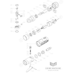 KTC 9.5sq.エアーラチェットJAR341用パーツ 【リバースピン】 JAR341-212の商品画像