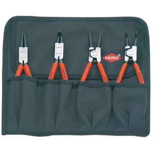 KNIPEX　クニペックス　スナップリングプライヤー４本セット　ケース付き KNIPEX(クニペックス) 4本組 スナップリングプライヤー 1956