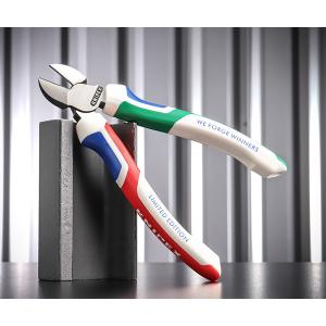 日本正規品 クニペックス 限定 斜ニッパー イタリアモデル 3Kグリップ コンフォート 160mm (7002-160S8) (JAN:4003773094005) KNIPEX｜エヒメマシン Yahoo!ショッピング店