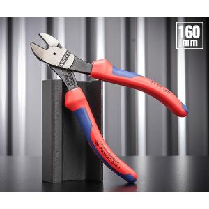 KNIPEX 7402-160 強力型斜ニッパー(硬線用) (SB) クニペックス 工具｜ehimemachine