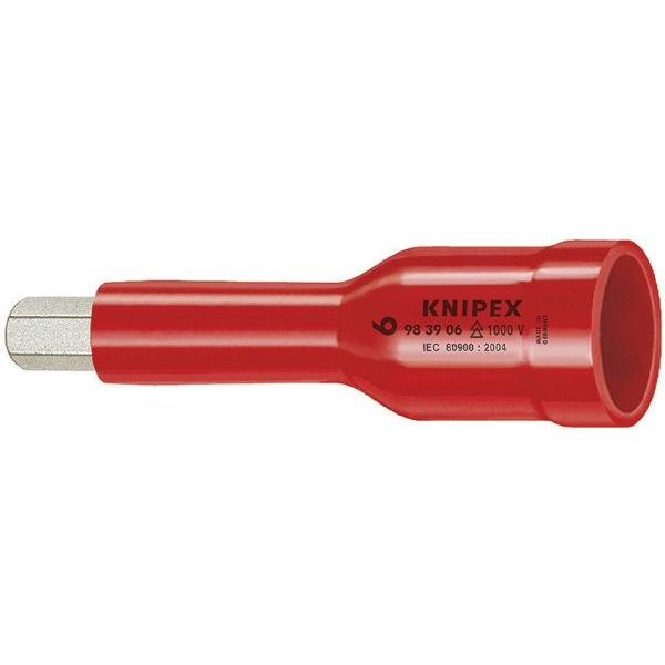 KNIPEX 9849-06 (1/2SQ)絶縁ヘキサゴンソケット 1000V クニペックス 工具