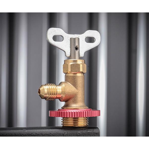 リークラボジャパン R1234YF用缶切りバルブ LL-400-MF10 カーエアコン用