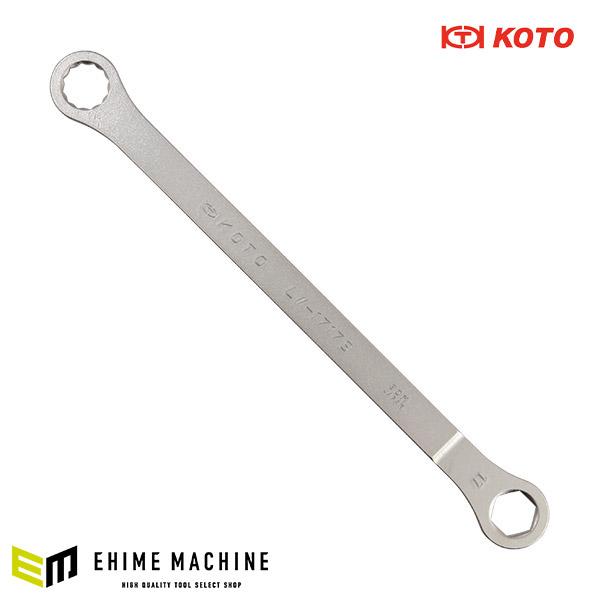 KOTO 6角x12角 極薄めがねレンチ LW-1717S サイズ17mm ストレートタイプ なめに...
