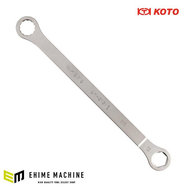 KOTO 6角x12角 極薄めがねレンチ LW-2121S サイズ21mm ストレートタイプ なめに...