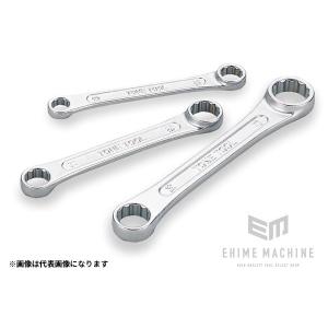 TONE M03-1012 サイズ10mm×12mm ショートめがねレンチ ストレート トネ 【ネコポス対応】｜ehimemachine