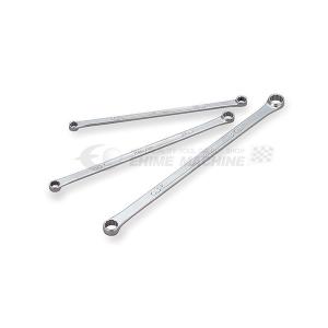 TONE 両口超ロングめがねレンチ(ストレート) 対辺寸法22×24mm メッキ処理 (M05-2224)(4953488044539) トネ｜エヒメマシン Yahoo!ショッピング店