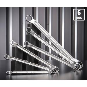 KTC ロングめがねレンチ 6本セット M5-6P-001-19012 工具