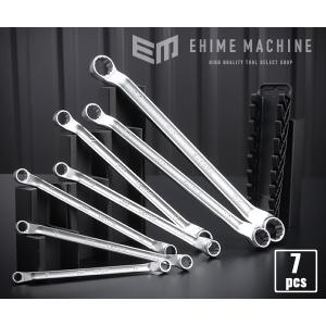 ポイント5倍！  KTC ロングめがねレンチ7点ホルダー付セット