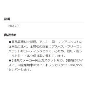 メーカー純正ガスケット対応 マルチドレンガスケ...の詳細画像4