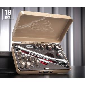 [TONE SALE 2023] TONE MIX21620MKK 6.35sq. 18点ソケットレンチビットセット