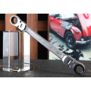 ※P5倍UP中！ KTC ラチェットめがねレンチ （両頭型首振りタイプ）