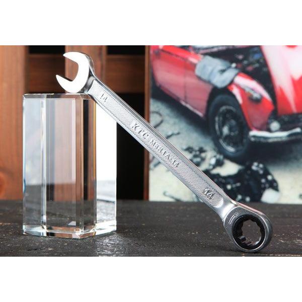 【ワケあり特価品】(状態A) KTC MSR1A-14-735 ラチェットコンビネーションレンチ(ス...