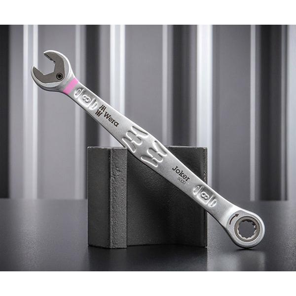 日本正規品 Wera 073268 6000 ジョーカー 進化系ギアレンチ サイズ8mm コンビネー...